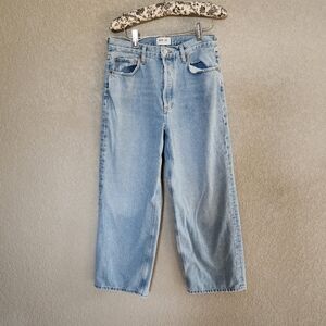 Agolde Light Blue Straight Leg Jeans